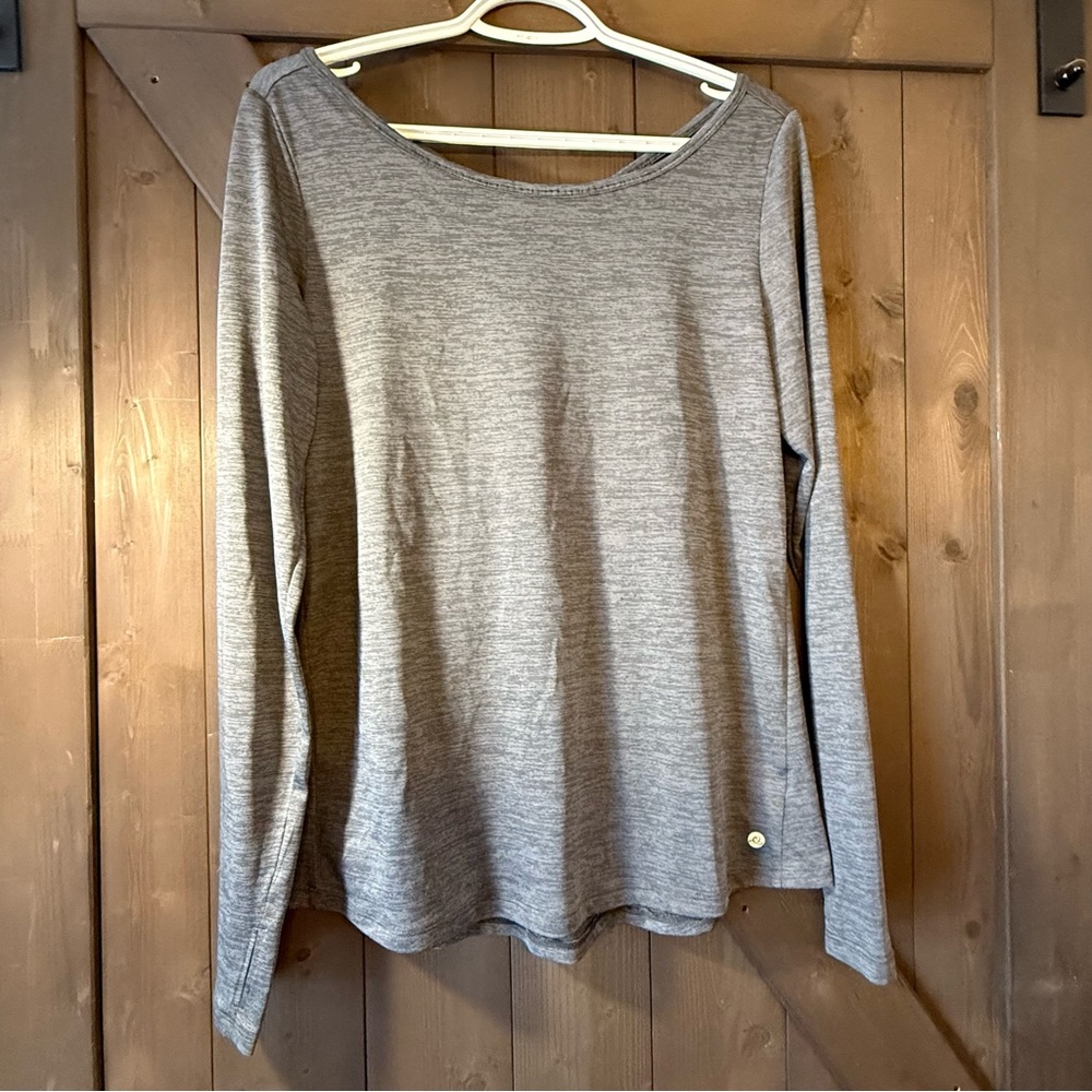 Apana Charcoal Long Sleeve Women's Top